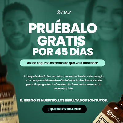 VITALY® Gotas de Drenaje Linfático Natural – Sabor Miel